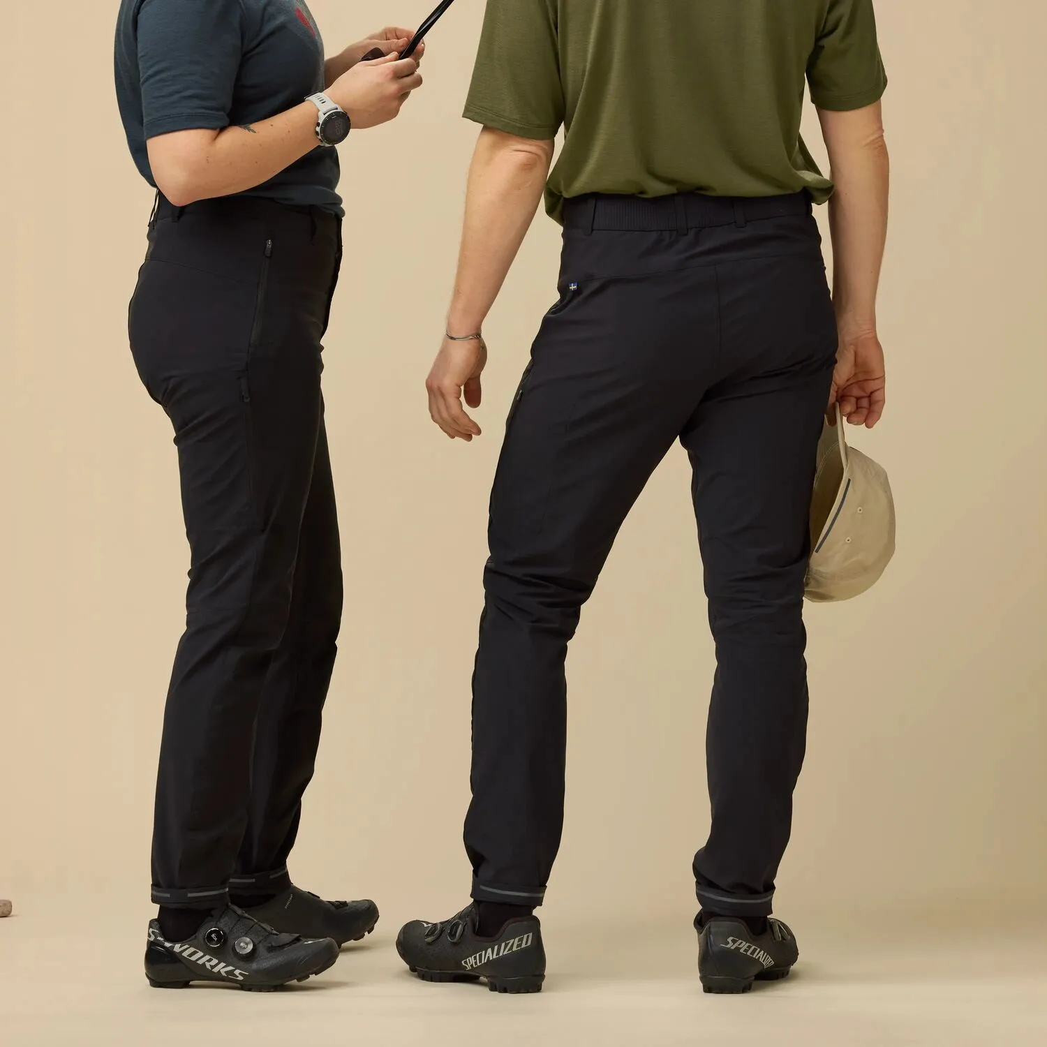 Fjällräven Hoja Hybrid Trousers M Black