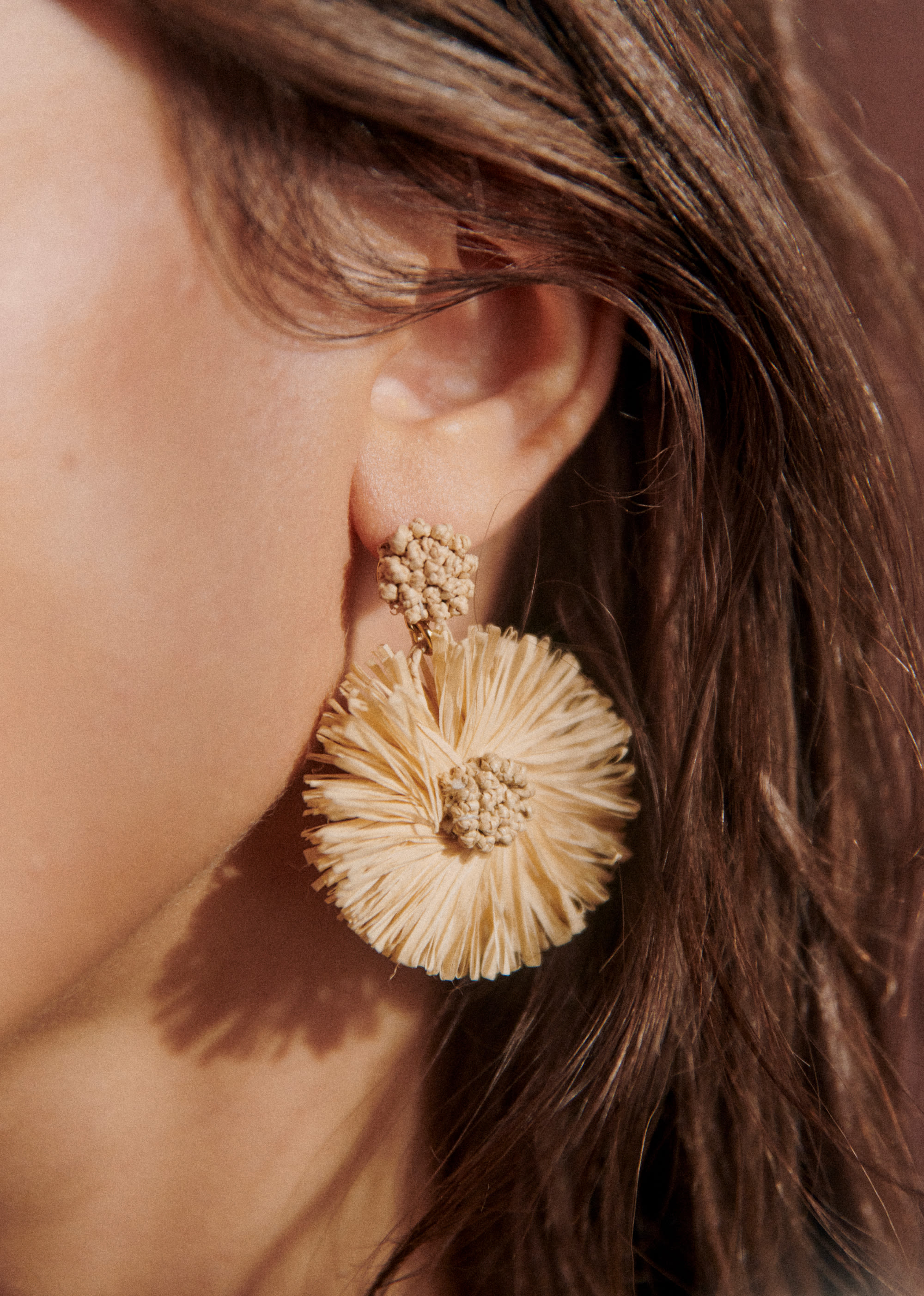 Boucles d'oreilles Aélie - Naturel - E-SHOP/BIJOUX Boucles d'Oreilles 5905789
