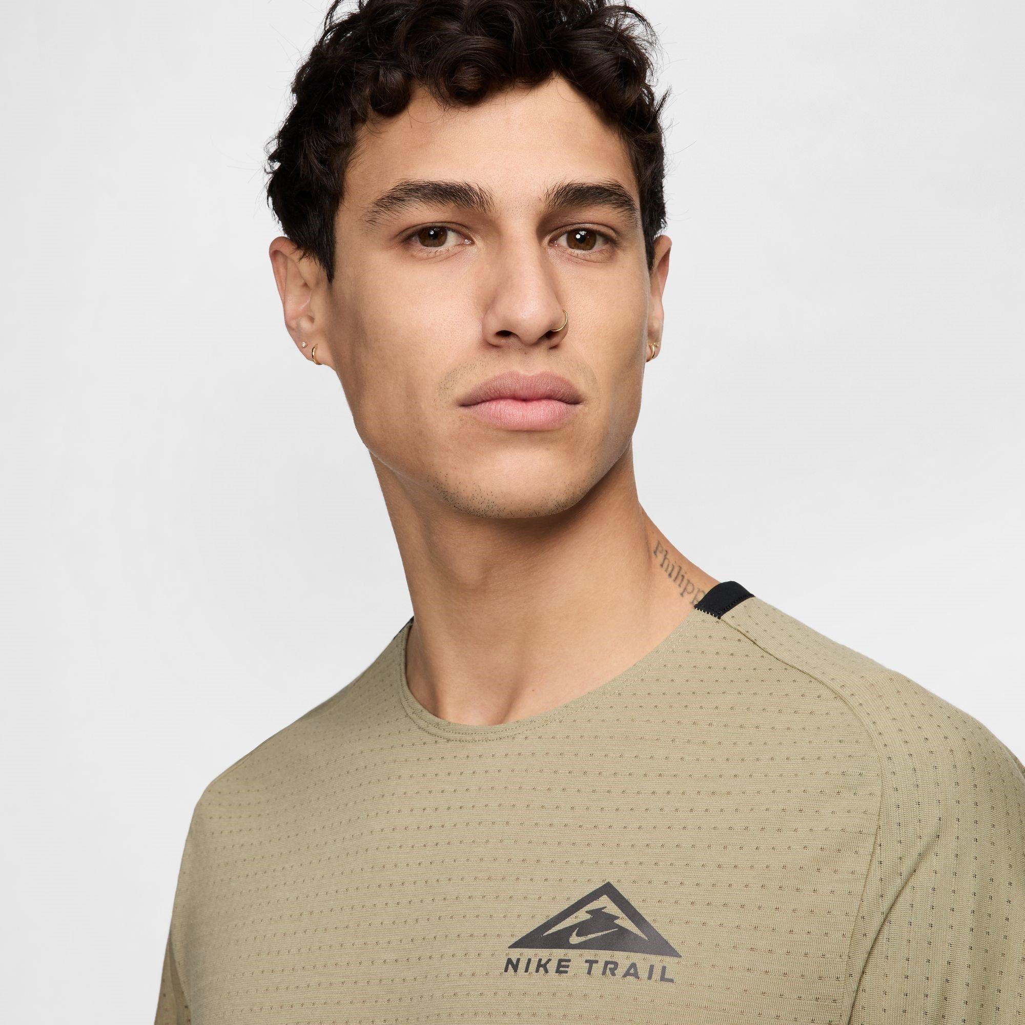 Nike Dri FIT Trail Mens Short Sleeve Trail Running Top