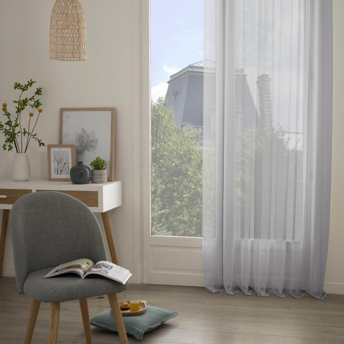 VOILAGE MOLY GRIS 135X240CM