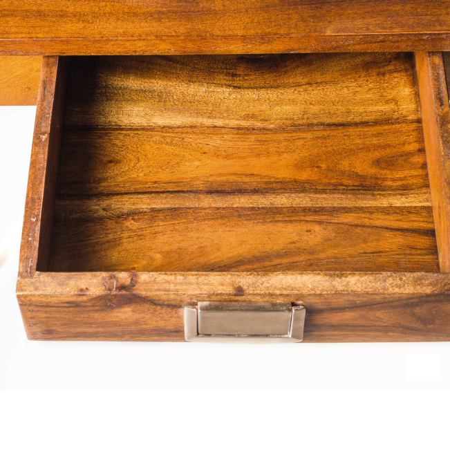 Tisch 'Motley' mit 2 Schubladen, natur, B 115 cm, H 76 cm, T 40 cm von fischer's lagerhaus