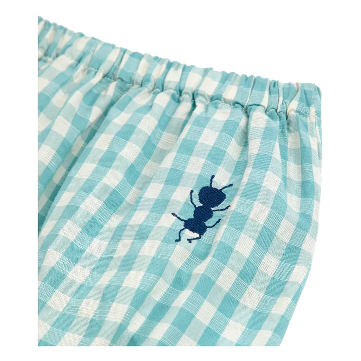 Bobo Choses Bloomer Vichy | Bleu ciel