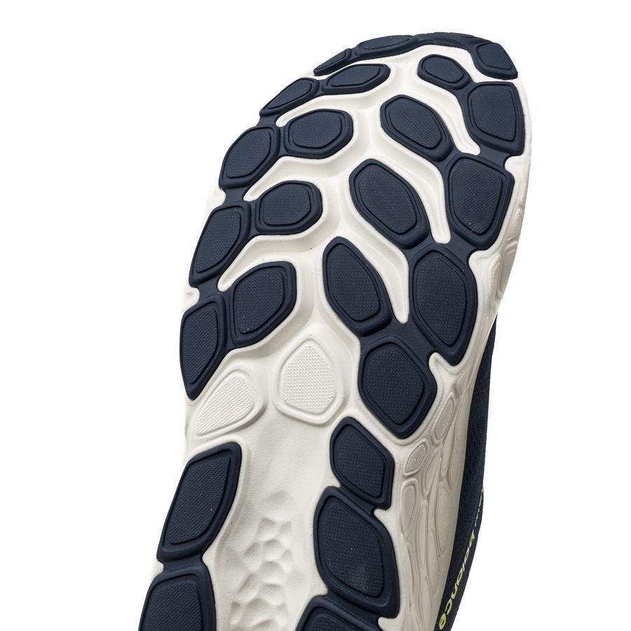 New Balance Chaussures de Running Fresh Foam V4 - Bleu Marine/Blanc