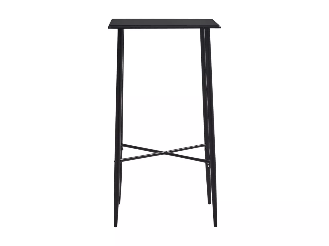 Table de bar Noir 60x60x111 cm MDF