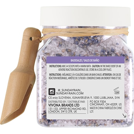 Badesalt m. lavendel og cedertræ