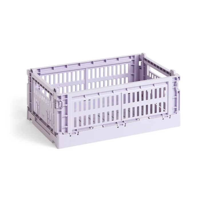 HAY - Colour Crate Korb S, 26,5 x 17 cm, lavender, recycled