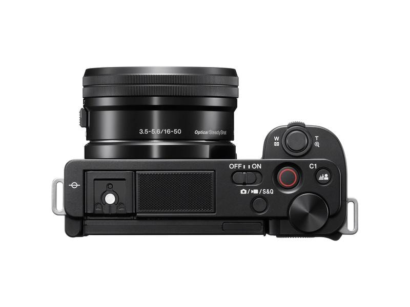Sony Fotokamera ZV-E10L Kit 16-50 Beeindruckende Kamera für Vlogs mit zusätzlichem Objektiv