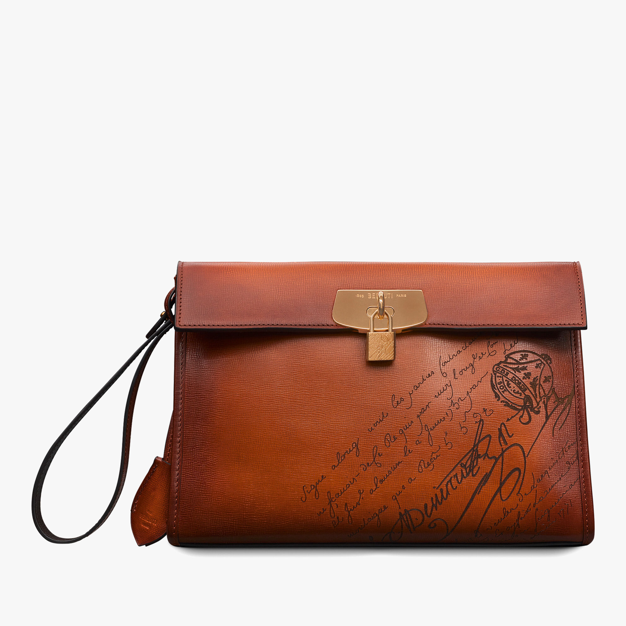 Sac Bandoulière E'Mio En Cuir Scritto