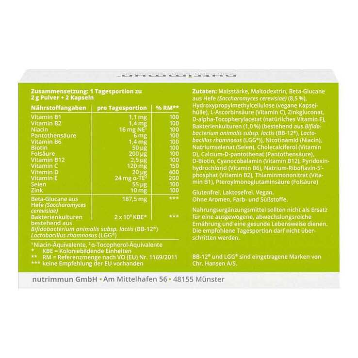 Mybiotik Immugy Kombipackung 15x2 g + 30 Kapseln, 1 St