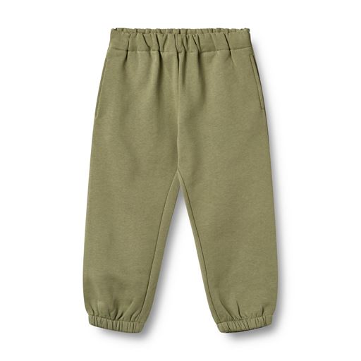 Wheat Kasai Sweatpants, Green, 128 cm