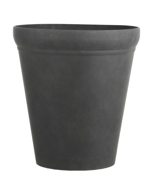 Mica Decorations Buitenpot Lima Rond Antraciet - Bloempotten