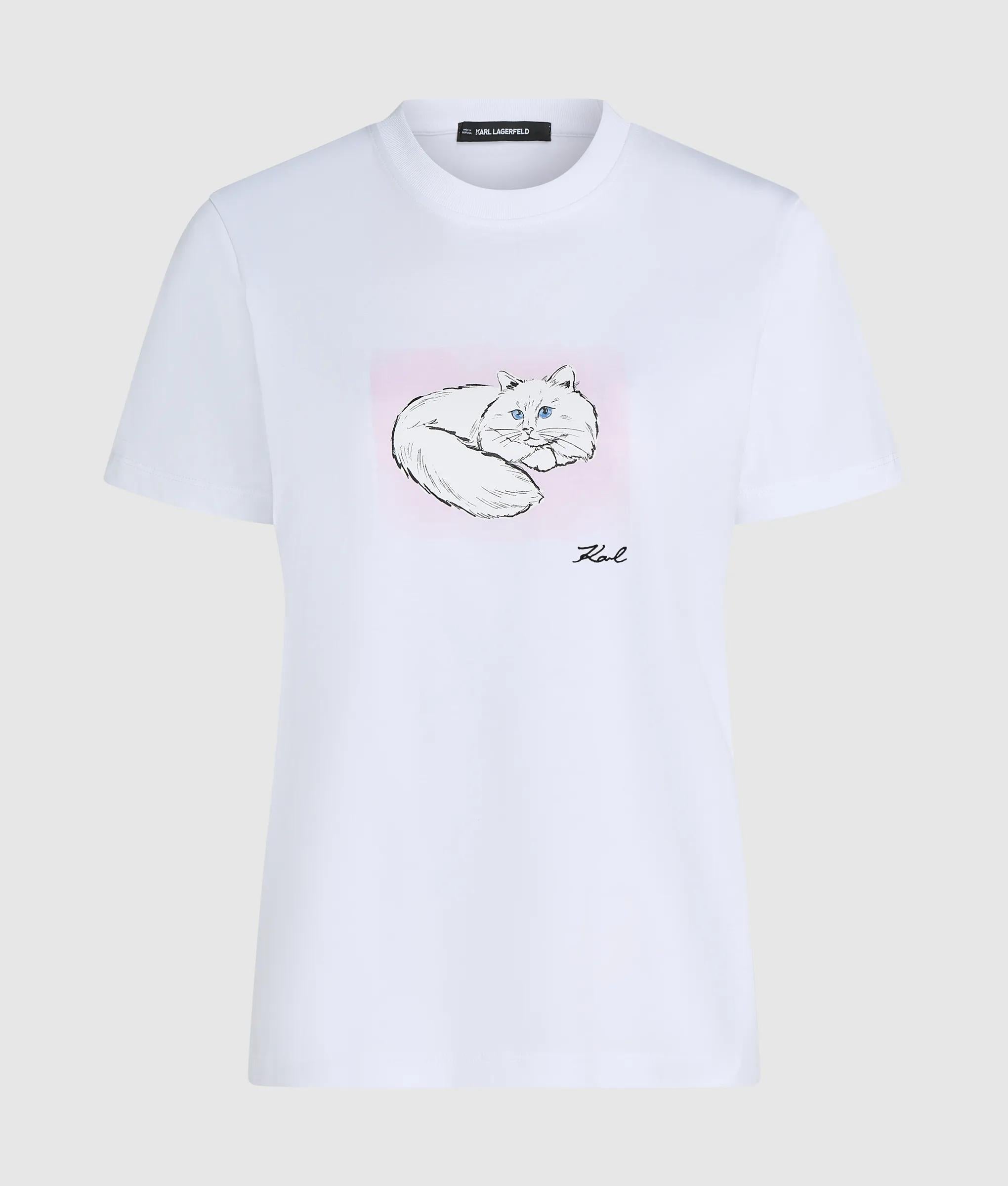 Geïllustreerd portret T-shirt