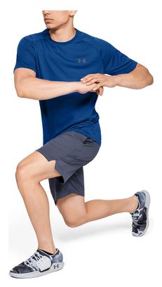 Maillot Manches Courtes Under Armour Tech 2.0 Bleu