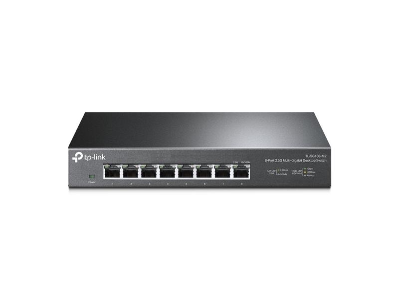 TP-Link Switch Omada Unmanaged 8 x 2.5G Ports TL-SG108-M2 8 8-Port 2.5G Desktop Switch