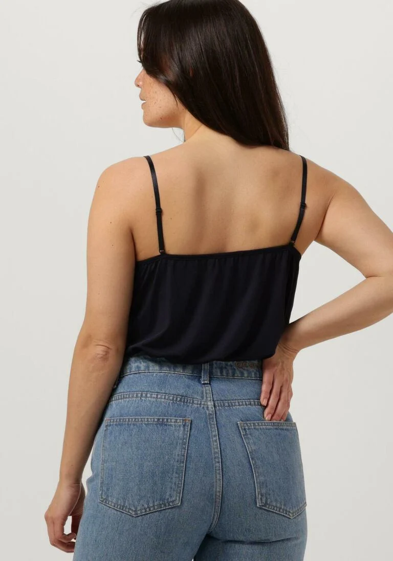 CC HEART donkerblauwe cc heart top lace top