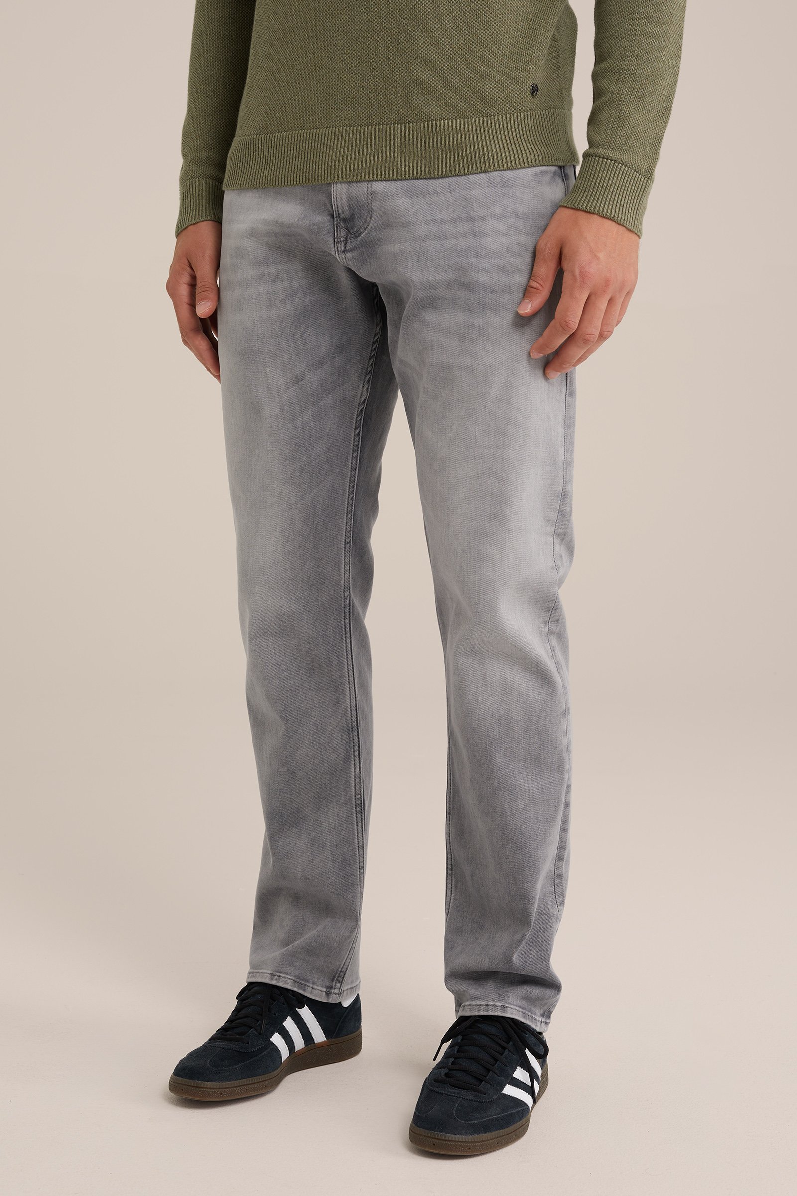 regular fit jeans van jog denim Blue Ridge Lichtgrijs