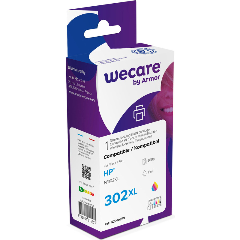 Wecare F6U67AEWE XL Tintenpatrone, farbig