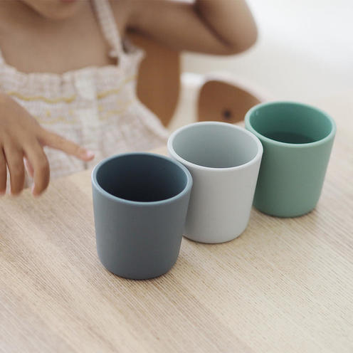 Lot de 3 verres silicone - BEABA