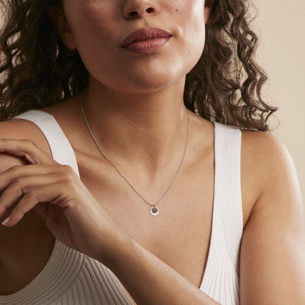 Collier Tatienne Argent Blanc