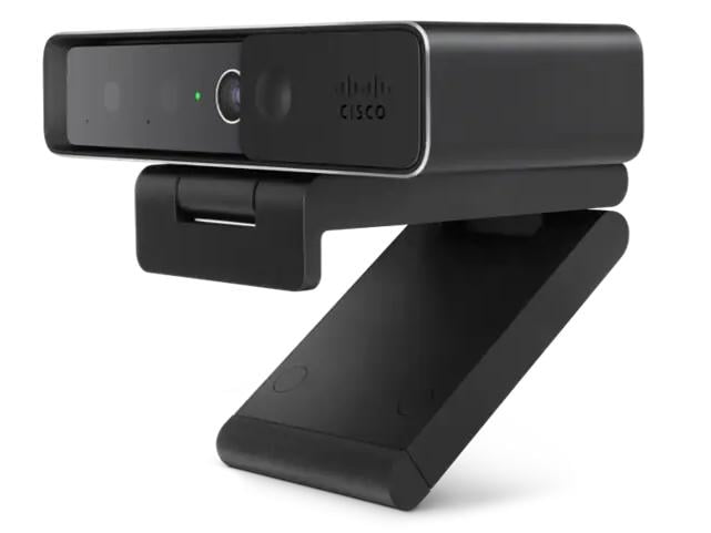 Cisco Webex Desk Camera 4K ultra HD 4K 30 fps USB-Kamera mit hochwertiger Video- und Audioqualität für Videokonferenzen, Videostreaming und Videoaufzeichnungen