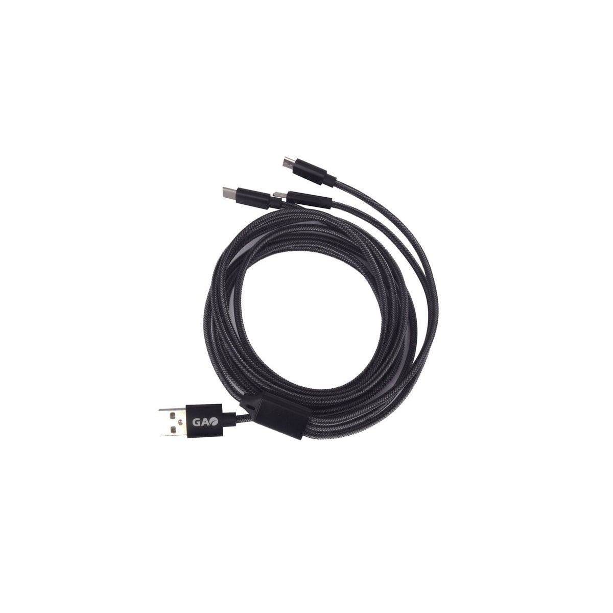 USB ladekabel 3i1 lightning+micro+ type C 2m