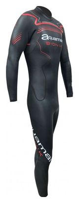 Combinaison Neoprene Aquaman Bionik Noir Rouge