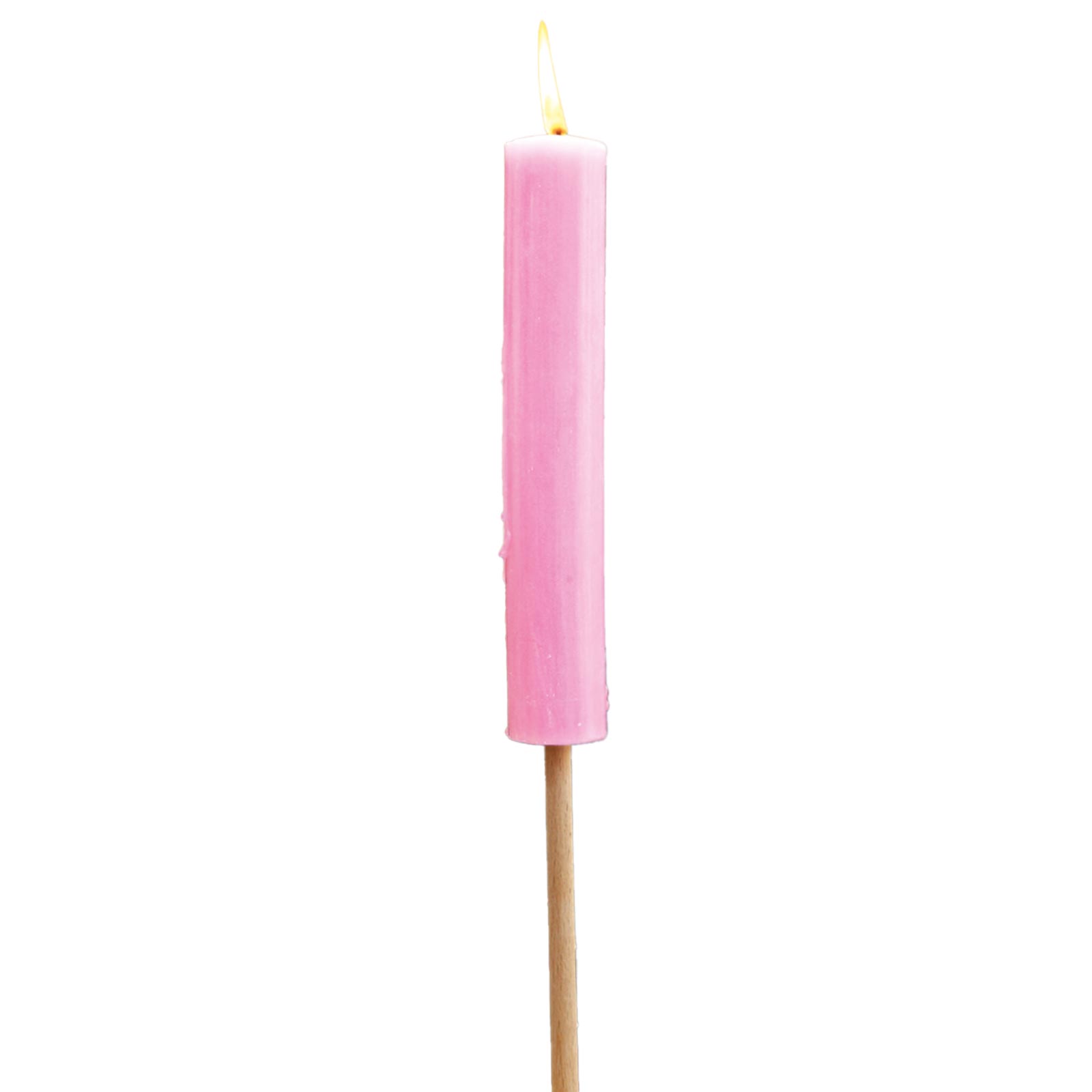 Kerzenfackel - rosé - 68 cm