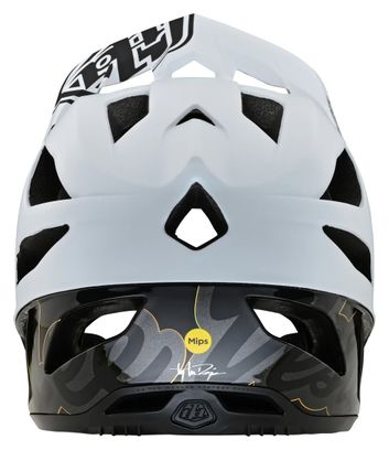 Casque Intégral Troy Lee Designs Stage Signature Blanc