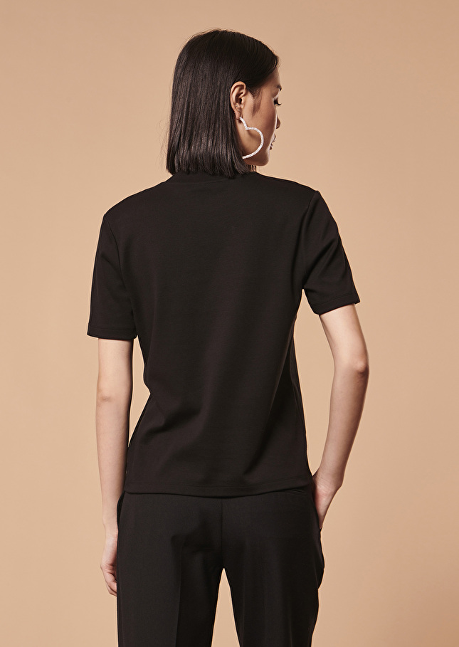 T-shirt Taylornoir en jersey