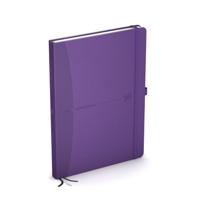 Agenda Oxford My Journal perpétuel - 2 jours par page - 15 x 21 cm - violet - Hamelin