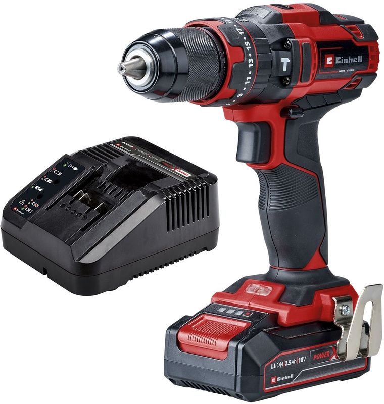 Power X-Change - Klopboor-/schroefmachine - Rood - Accu - 18V