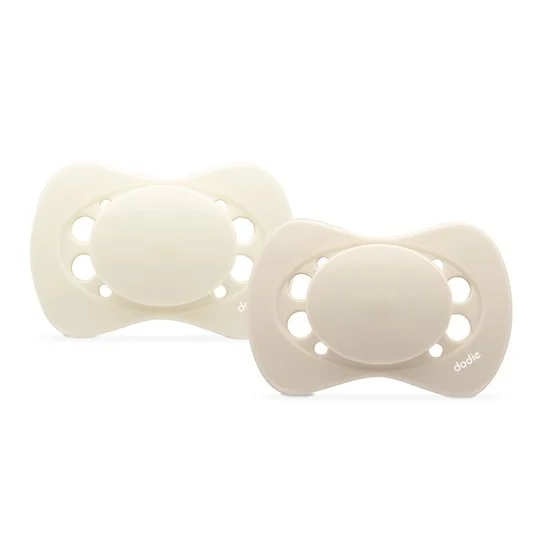 Lot de 2 Sucettes Anatomique Éco-Conçues   Beige        0-2 mois   de               Dodie