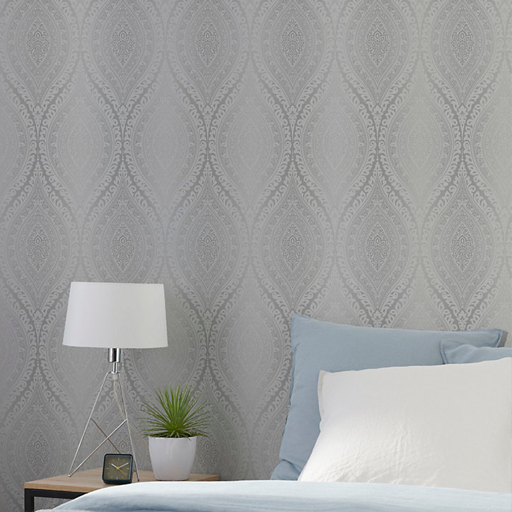 Papier peint vinyle sur papier duplex Celosi gris