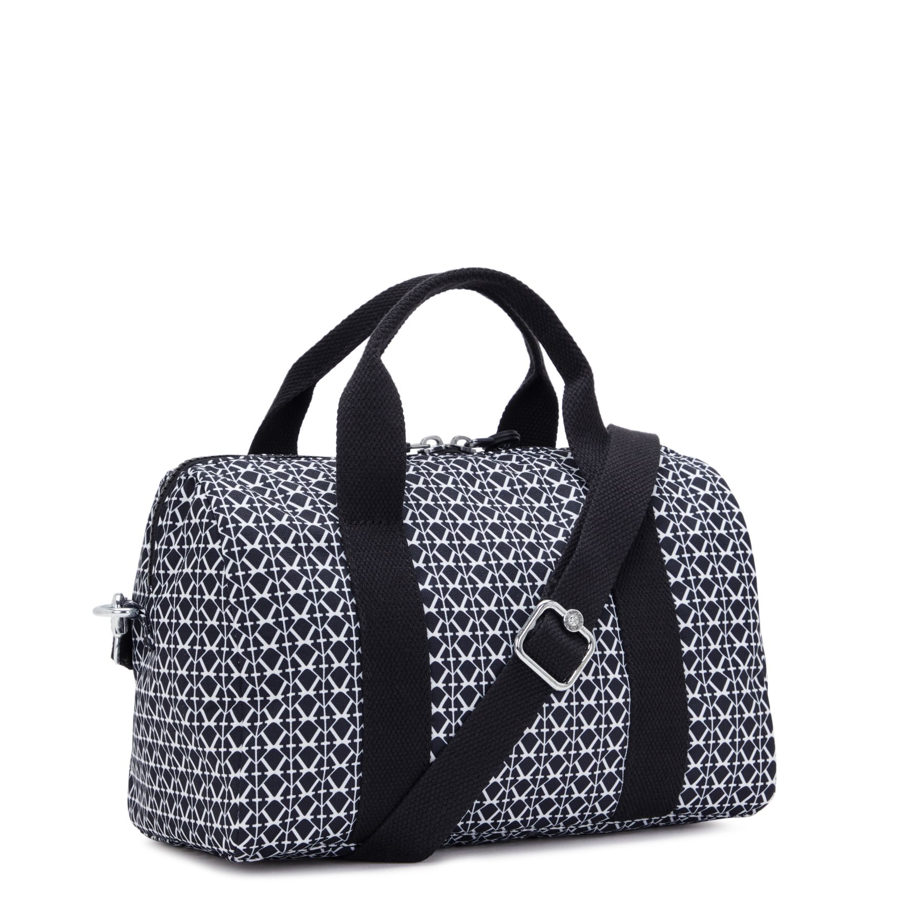 BINA M Sac à main de taille moyenne avec bandoulière ajustable amovible - Signature Print
