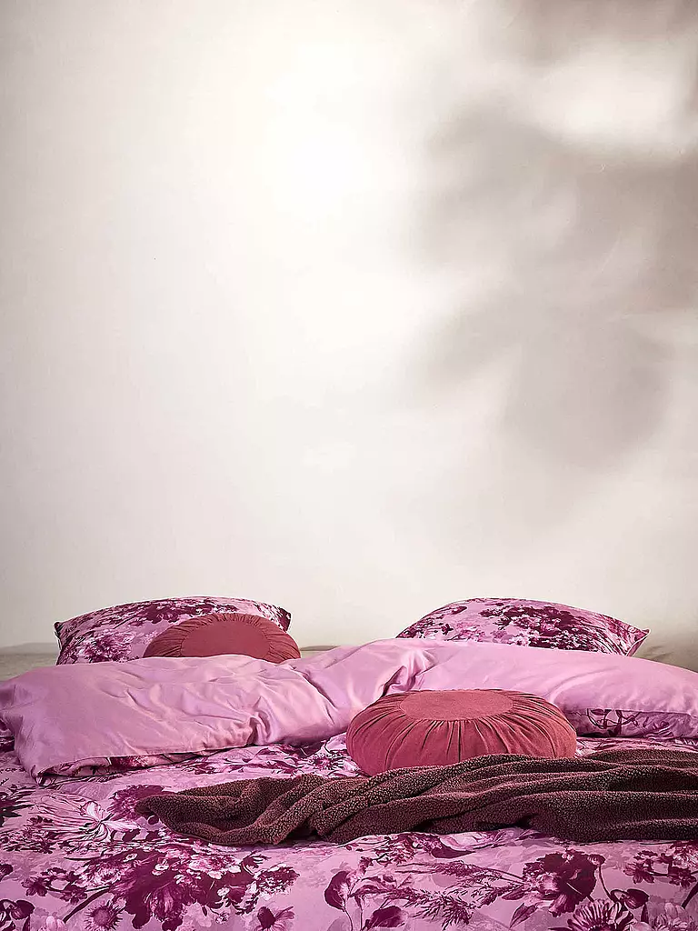 ESSENZA Satin Bettwäsche ANNABELLA 70x90cm/140x200cm Spot on Pink rosa
