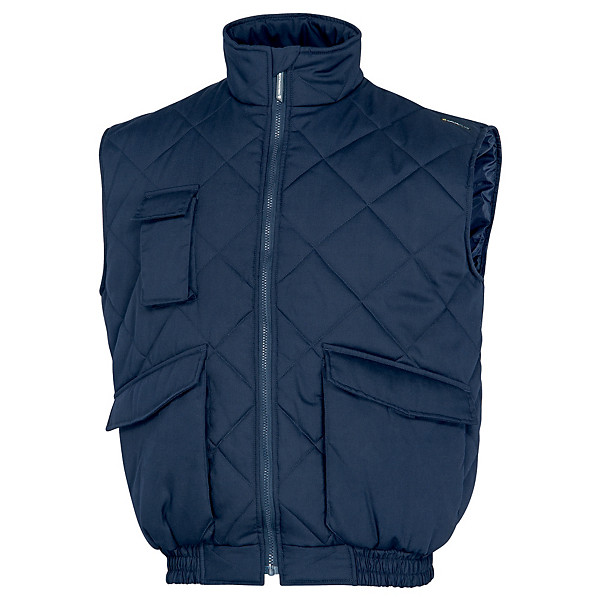 Gilet matelassé bleu Delta Plus, taille XXL