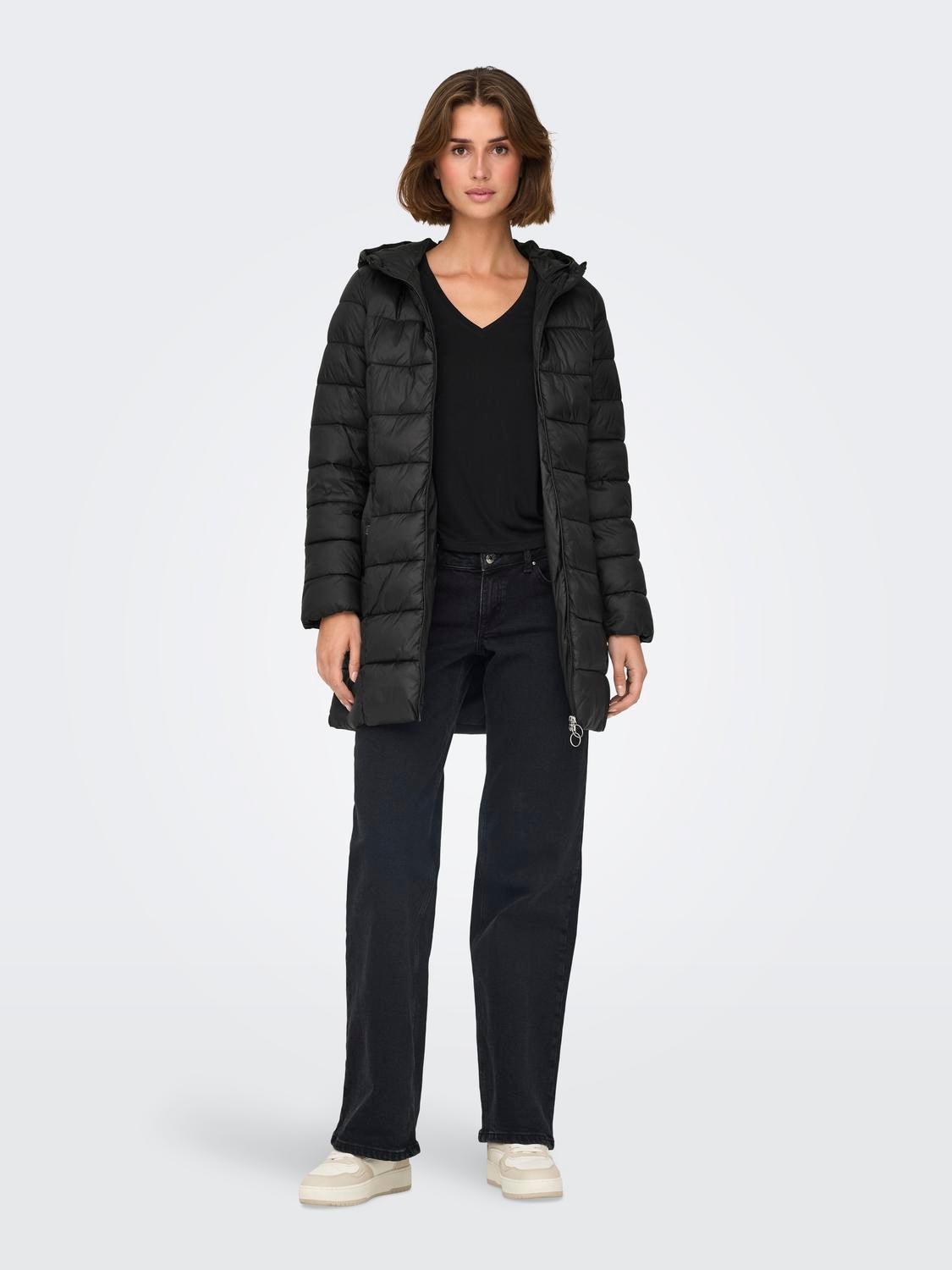 JDYZULU Steppmantel Black