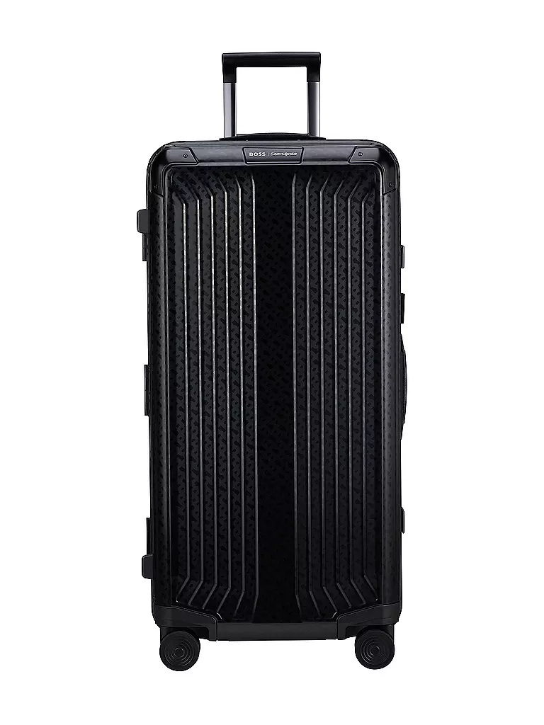 SAMSONITE Trolley TRUNK 80cm graphite monogram schwarz