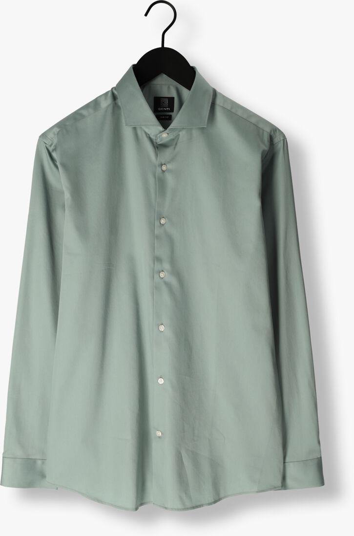 GENTI groene genti klassiek overhemd s9254-1109