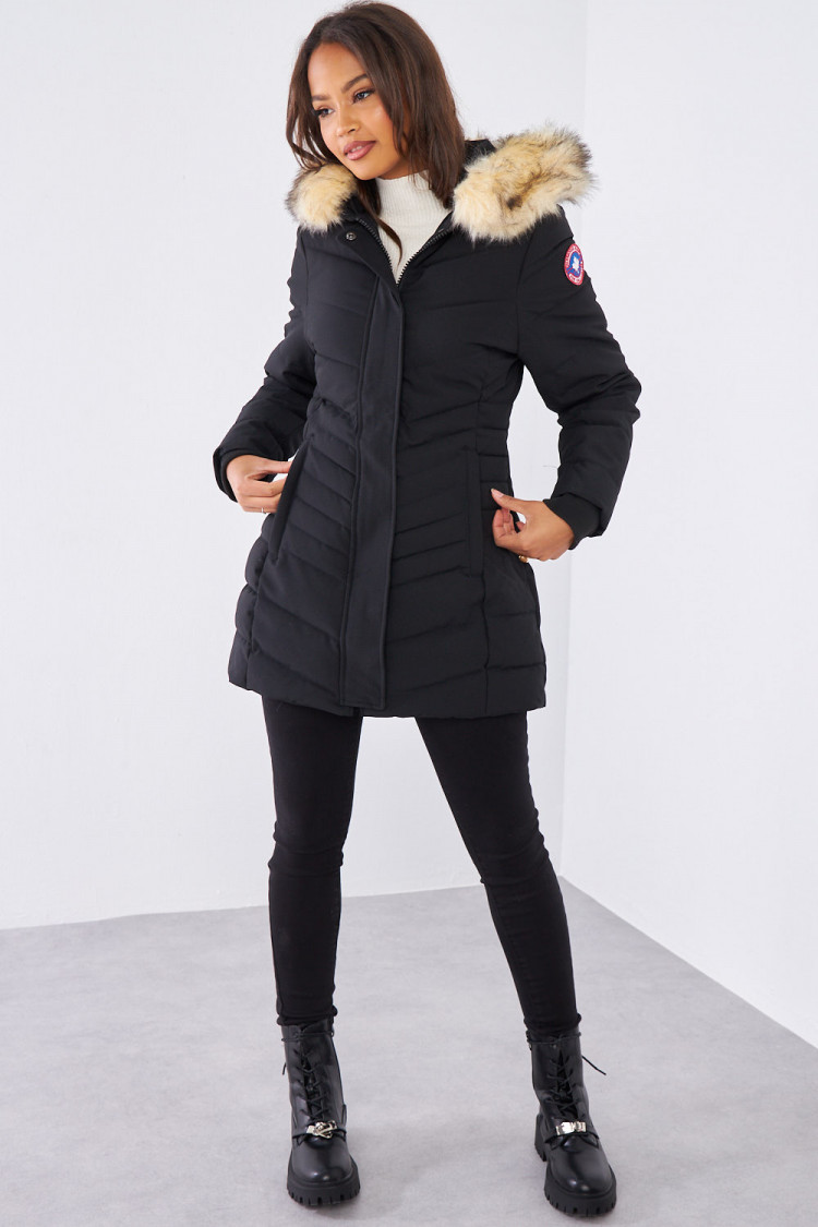 Parka noire ginette / Paragoose