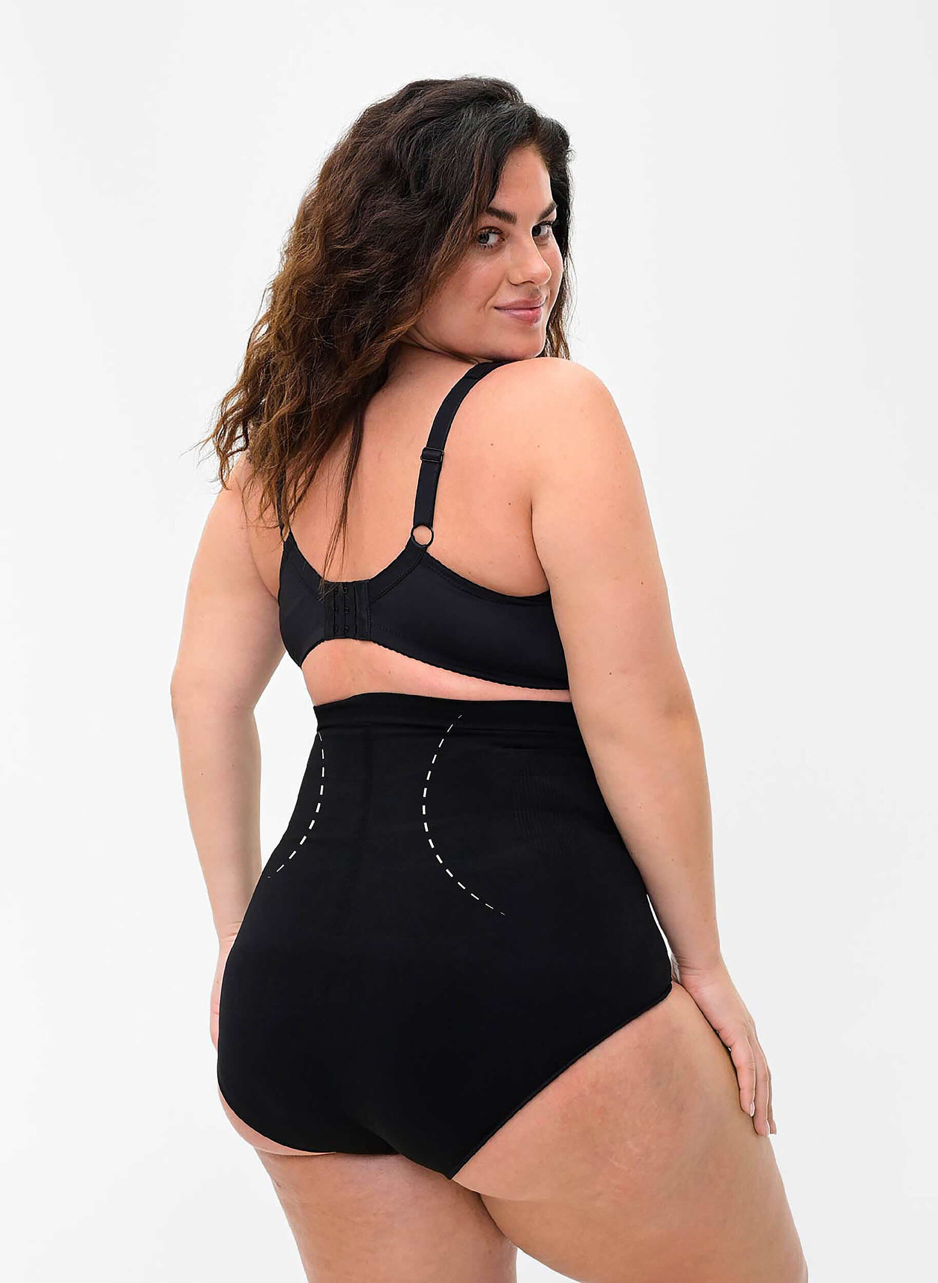 Højtaljet shapewear trusse