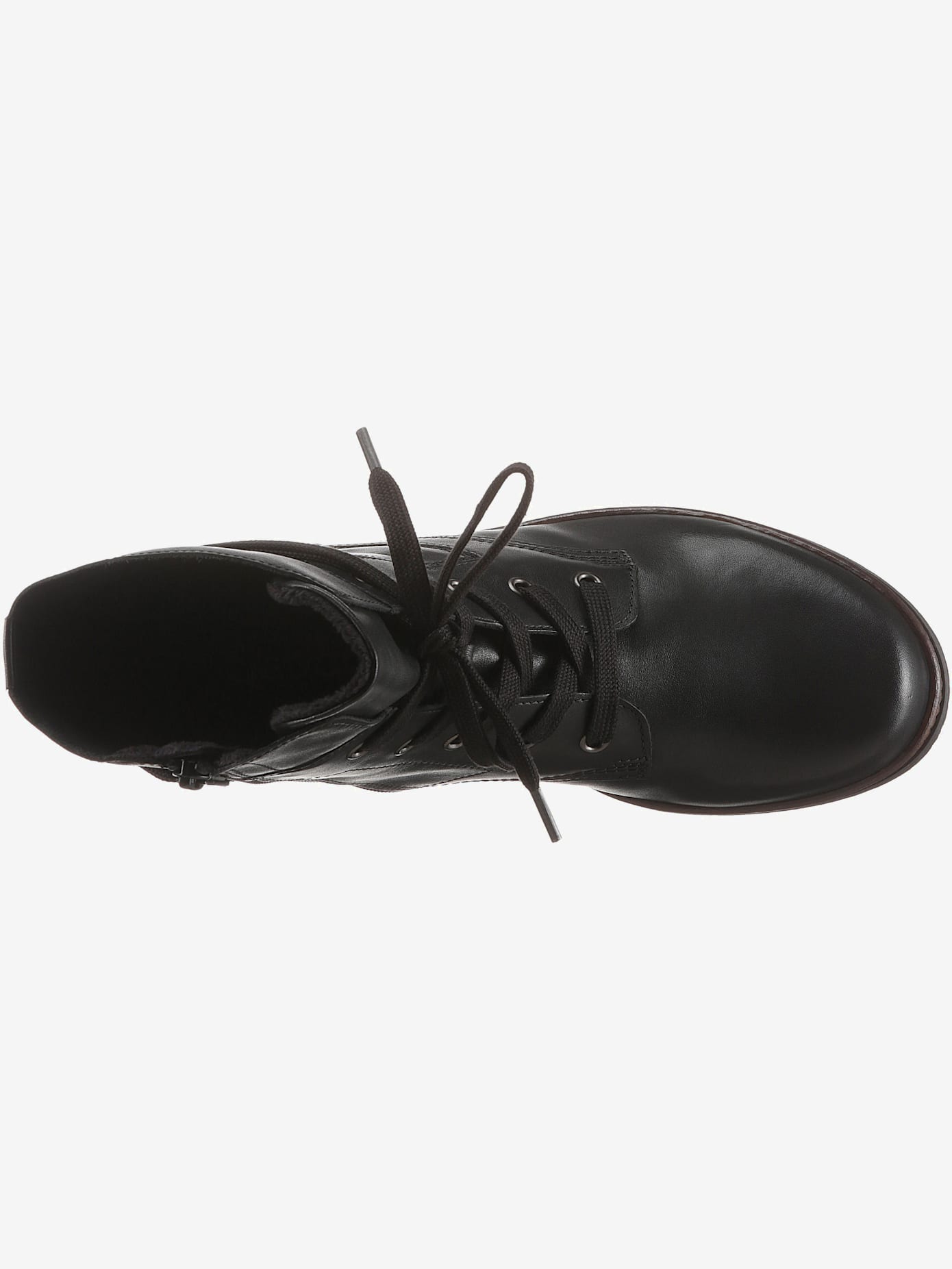 Bottines à lacets avec laçage raffiné