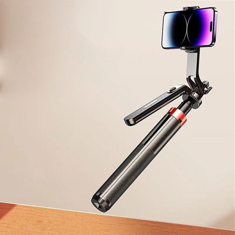 (30-160cm) Funsnap 360° Verstellbarer Teleskop Tripod Stativ / Selfie Stick mit Smartphone Halterung / 1/4
