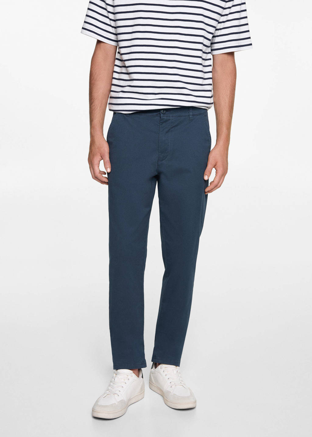 MANGO TEEN broek donkerblauw