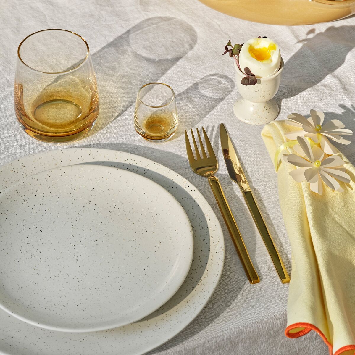 Amber shotglass 4 cl