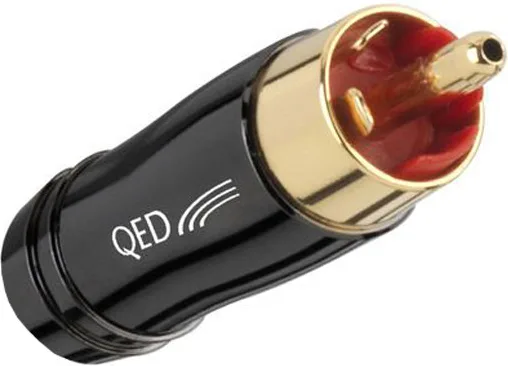 QED fiche RCA Performance Audio 40 Rouge (la pièce) Accessoires de câblage