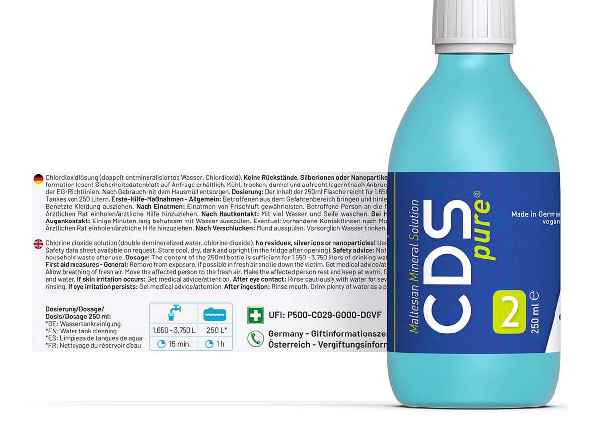 AQUARIUS pro life CDSpure 250 ml chloordioxideoplossing