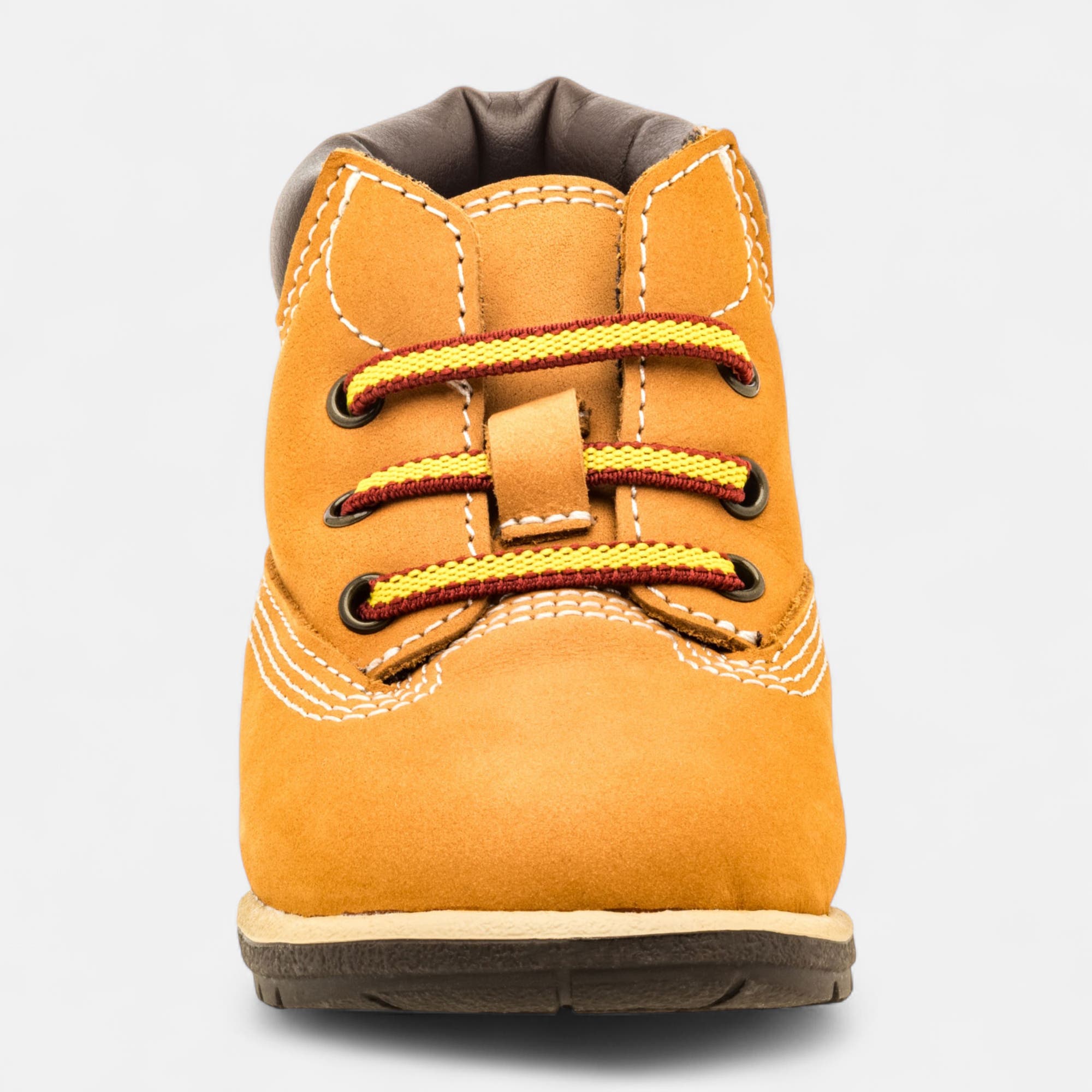 Boots Bébé garçon en cuir jaune