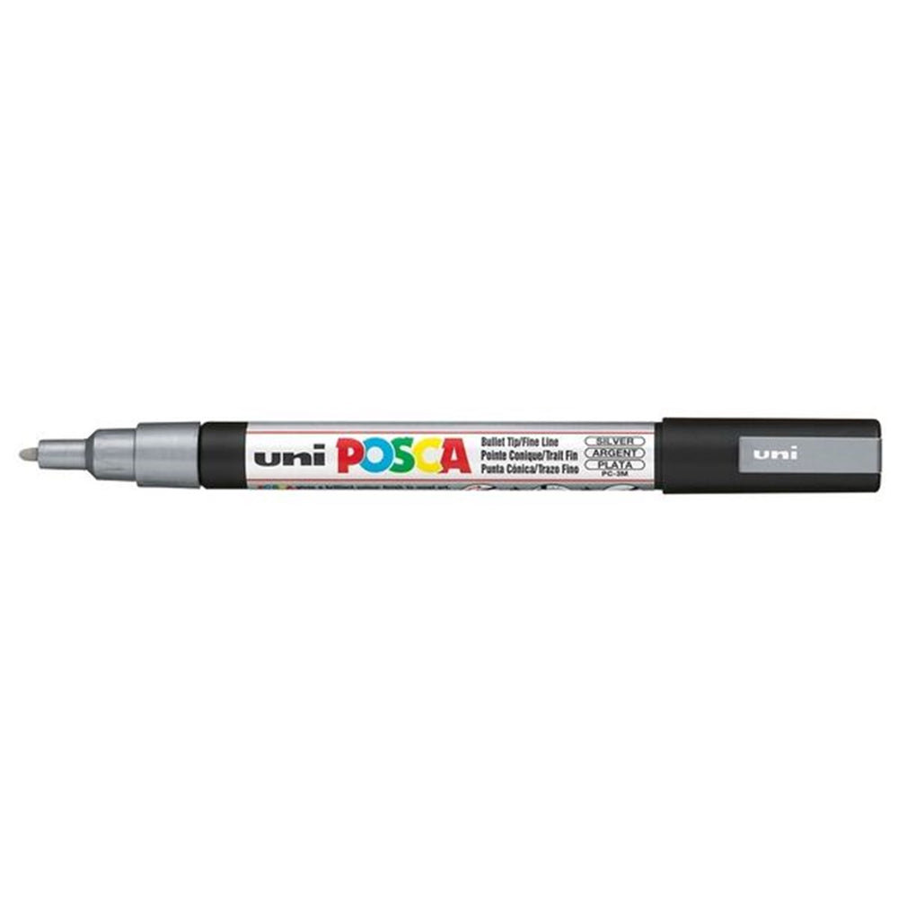 Køb Posca Uni Marker PC-3M Sølv