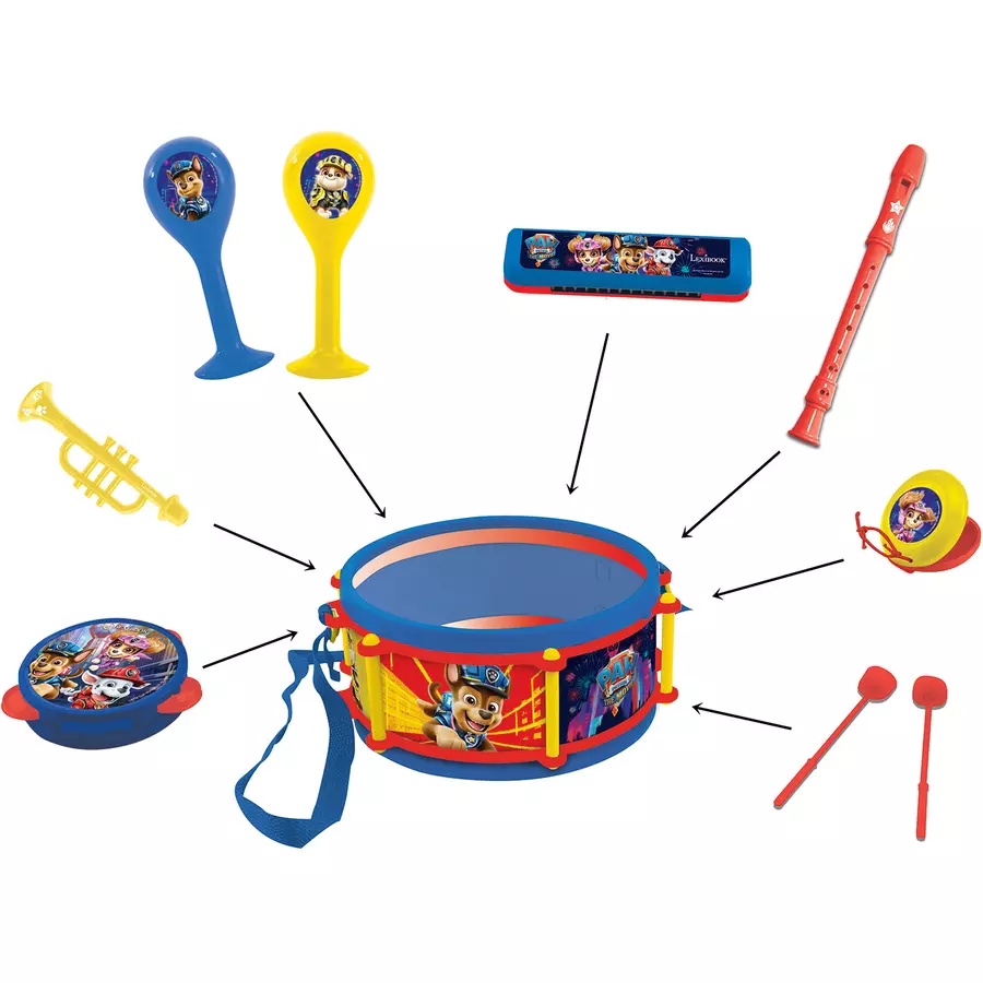 LEXIBOOK Paw Patrol Musikset mit sieben Instrumenten